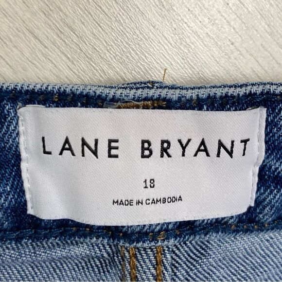 Lane Bryant | Distressed Midrise Boyfriend Jeans Size 18 - Picture 10 of 11